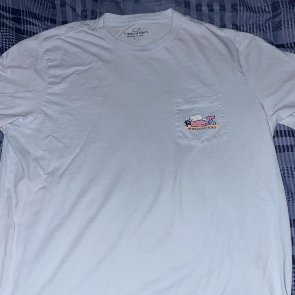 Vineyard Vines Mens "summer bro" pocket T